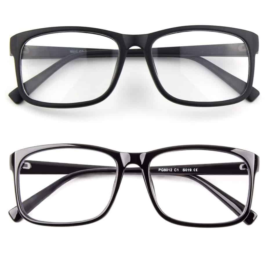 Custom Classic Black Eyeglasses Y & T