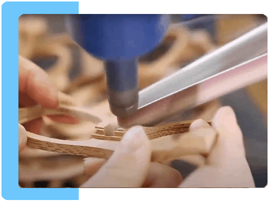 wholesale bamboo sunglasses polishing.png