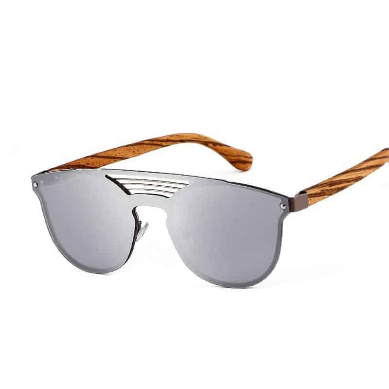 zebra wooden brand vintage style sunglasses men flat lens rimless frame women sun glasses .jpg